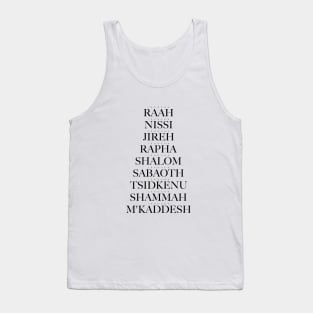 Names Of God Tank Top